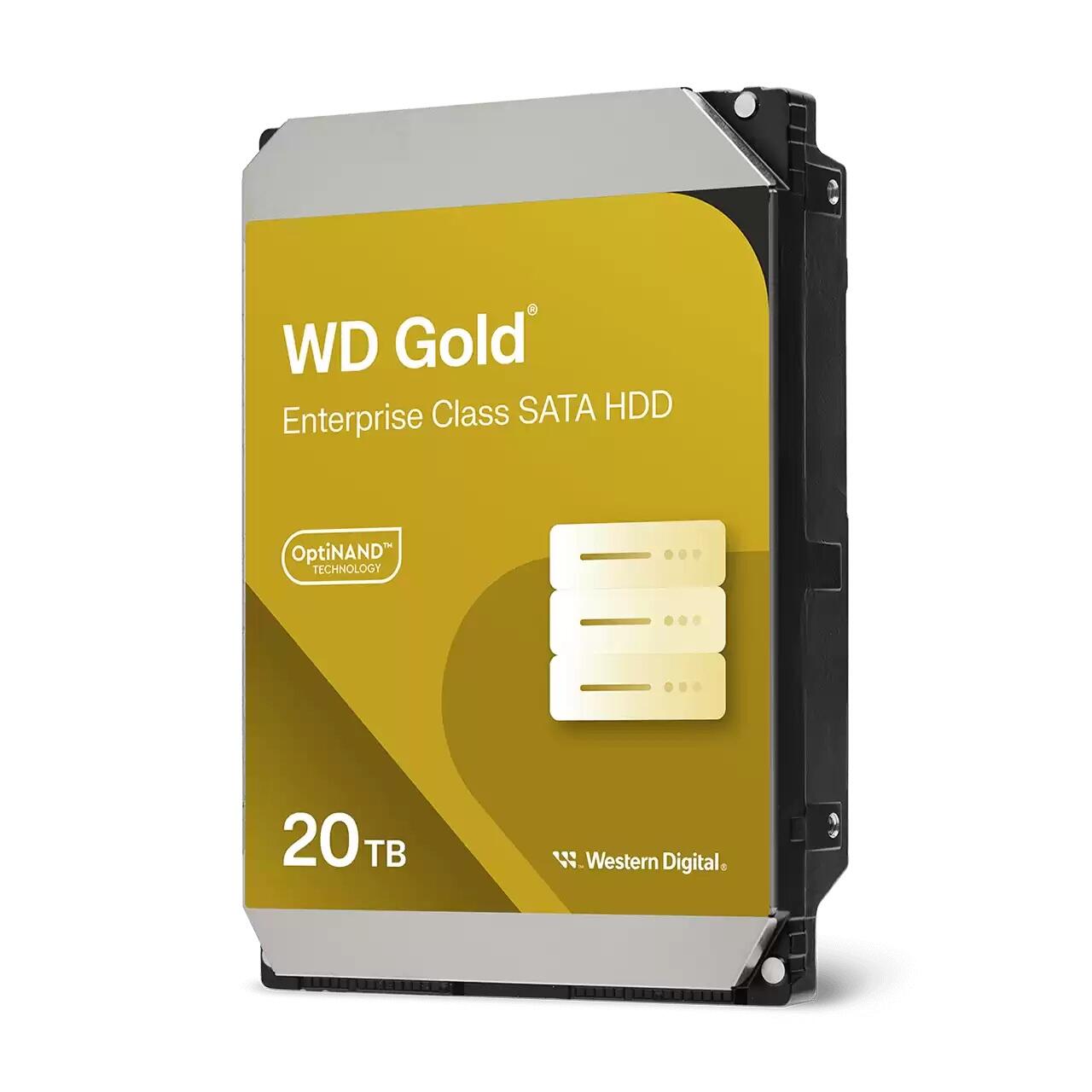 WD Gold Enterprise Klass Festplatte - 20 TB WD Gold Enterprise Klass Festplatte - 20 TB